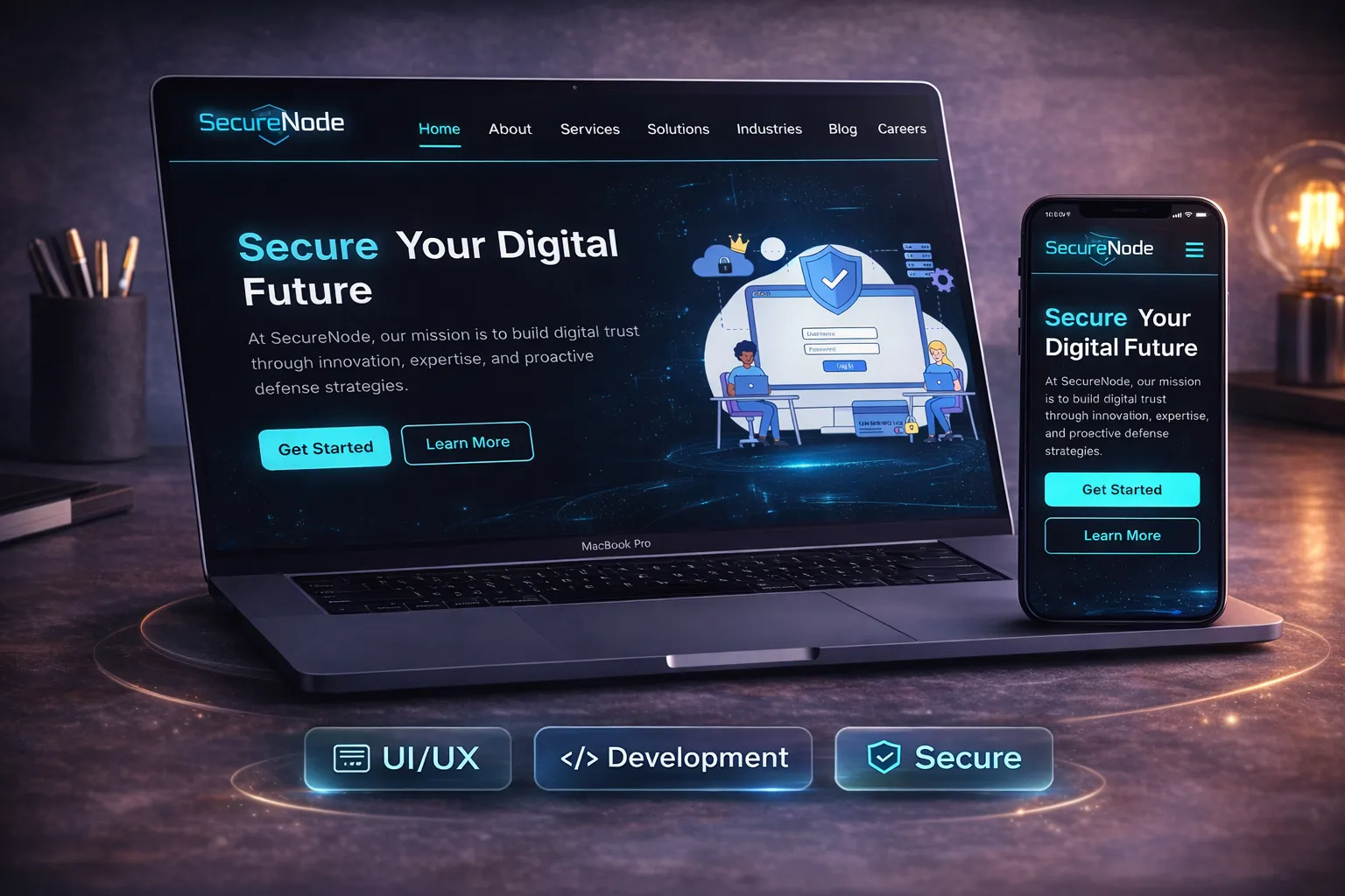 SecureNode Mockup